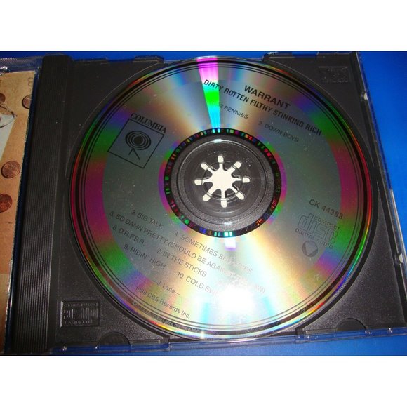 WARRANT cd DIRTY ROTTEN FILTHY STINKING RICH jani lane - Picture 3 of 4